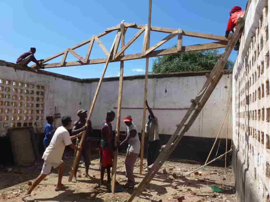 keep kids in school rebuilding classrooms